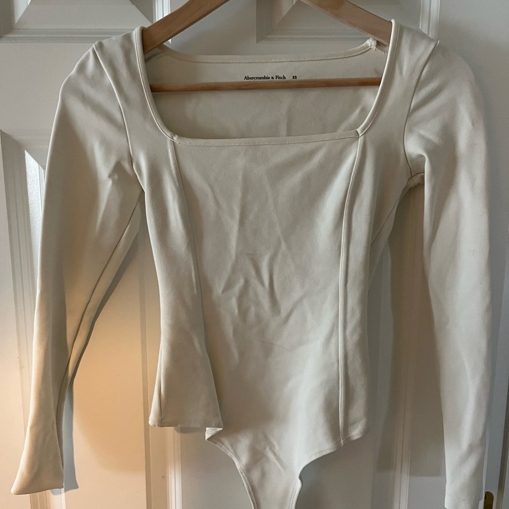 Abercrombie & Fitch Cream Bodysuit